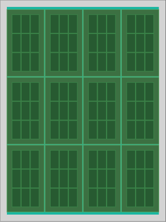 Optimized PCB Array Layout Result